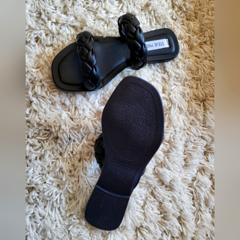 Women's Steve Madden black sandals size 5 - Picture 4 of 5